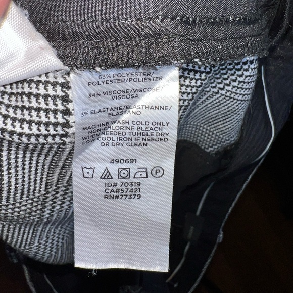 Ann Taylor Gray Plaid Trousers - Picture 6 of 12